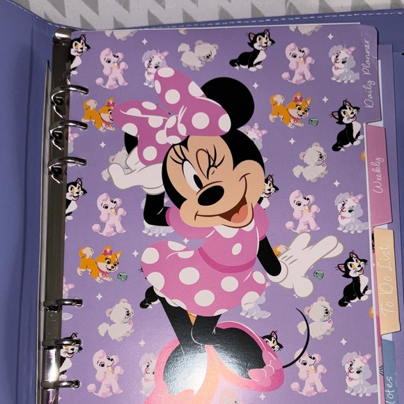 Disney  Minnie Mouse and Figaro Planner - Picture 5 of 9